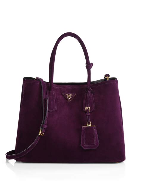 purple prada bag